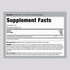 Image of Supplement Facts panel for Fenugreek Liquid Extract 4 fl oz, detailing ingredient information and daily values.