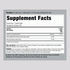 Supplement Facts panel for Vitamin C 1000 mg with Rose Hips, featuring coated caplets in a quantity of 250.