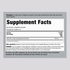 Supplement Facts panel displaying details for Alpha GPC 600 mg Vegetarian Capsules, 60 pieces in the bottle.