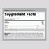 Supplement Facts panel showing Mag Glycinate 375 mg with 130 softgels.