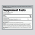 Supplement Facts panel showing information for Echinacea & Goldenseal 120 Capsules.