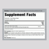 Supplement Facts panel for Odorless Garlic 500 mg, 120 softgels.