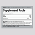 Image of Taurine 500 mg supplement facts for 200 capsules.