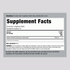 Supplement Facts for Organic Chlorella 1000mg Tablets, 120 count.
