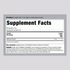 Label showing Supplement Facts for Motherwort Liquid Extract with detailed ingredient and nutrition information.