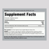 Supplement Facts for Vegetarian K2 MK7 100 mcg, showing two 50 mcg servings and 180 vegetarian capsules.