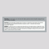 Supplement Facts panel for Colloidal Silver Gel Cream 4 oz.