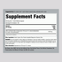 Image showing Supplement Facts for Olive Leaf 750 mg Capsules, 120 count.