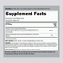 The Supplement Facts panel for Turmeric Complex 1000 mg Capsules, showing details for a 90-count bottle.