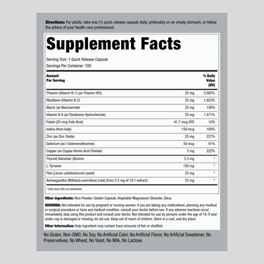 Ultra Thyroid Complex, 100 Quick Release Capsules