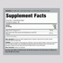 Image of the Supplement Facts panel for CoQ10 200 mg Softgels, containing 180 servings.