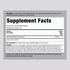 Supplement Facts for Red Yeast Rice 600 mg, 240 Capsules.