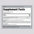 Supplement Facts label showing Purslane 500 mg and 100 capsules information.