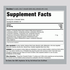 Supplement Facts for Adult Chewable Probiotic with 6 Billion CFU in a bottle of 100 tablets.