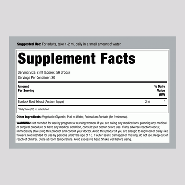 Burdock Root Extract | 2oz Liquid