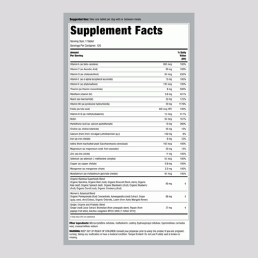 Women's One + Real Food Nutrients, 120 Vegetarian Caplets