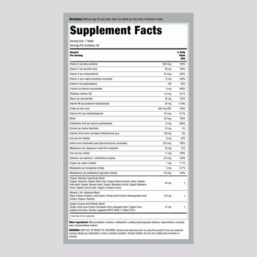 Women's One 50+ plus Real Food Nutrients, 60 Vegetarian Caplets