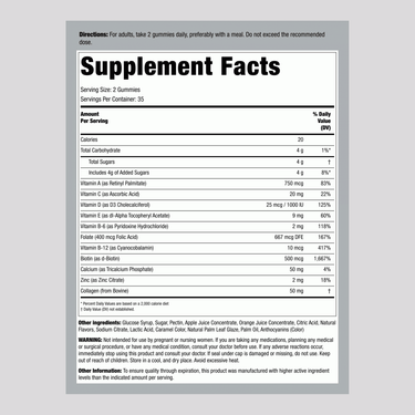 Women's Multivitamin + Collagen (Natural Mixed Berry), 70 Gummies