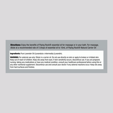 Lavender Pure Essential Oil, 1/2 fl oz (15 mL) Dropper Bottle