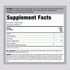 Supplement Facts panel detailing ingredients and nutritional information for Kids Probiotic Gummy.