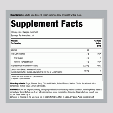 NT Magnesium 60 Gummies Supplement Facts panel is shown, detailing nutritional information and ingredients for the product.