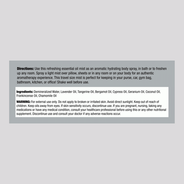 Label details for NT Goodnite Sleep Spray, 2.4 oz, showing supplement facts and ingredients.