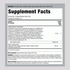 Supplement Facts panel of Vaginal Probiotic with 60 capsules.