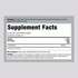 Supplement Facts panel for CL L-Ornithine 1900 mg, 120 Capsules.