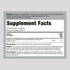 Supplement Facts for Magnesium Raspberry Lemonade Drink Mix Powder 16 oz bottle.