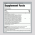 Supplement Facts label for PB8 Immune Probiotic 60 Capsules.