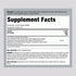 Shows the Supplement Facts panel for a bottle of Oregano Blackseed Oil containing 120 softgels.