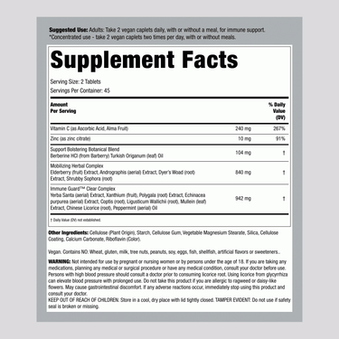 Counter Attack, 90 Vegan Caplets