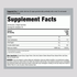 Supplement Facts panel for NT Biotin 10,000 mcg, containing 50 gummies.