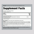 Supplement Facts panel for Moringa Oleifera, showing 6000 mg per serving and 240 capsules per container.