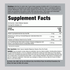 Oxygen Colon Cleanser supplement facts panel for 100 capsules.