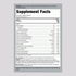 Supplement Facts panel for Men's Multivitamin Gummy, 70 gummies included.