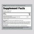 Supplement Facts panel for Berberine Complex with Ceylon Cinnamon, 2000mg, 120 capsules.
