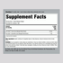 Supplement Facts panel displaying Lutein and Zeaxanthin 20 mg in 300 softgels.