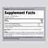 Detailed Supplement Facts for Lutein 40 mg with Zeaxanthin Softgels, 90 count.