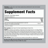 Supplement Facts for Green Tea 1800 mg Stand Capsules, 100 count, detailed in a panel.