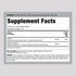 Supplement Facts panel for Camu Camu Extract 2000 mg, 150 capsules.
