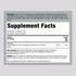 Supplement Facts panel for NV Calm Original Unflavored, 8 oz (226 g).