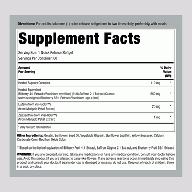 Supreme Eye Formula, 60 Quick Release Softgels