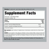Supplement Facts panel showing details for Lutein + Zeaxanthin 40 mg, 180 softgels.