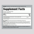 Horsetail supplement facts panel showing 800 mg per serving, with a total of 180 capsules.