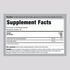 This is the Supplement Facts panel for Choline & Inositol 1000 mg, featuring information for 200 capsules.