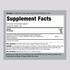 Image of Supplement Facts panel for Cordyceps Sinensis 2000 mg in a 200-capsule bottle.