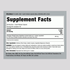 Supplement Facts panel showing details for Shilajit 2000 mg Capsules, 90 count.