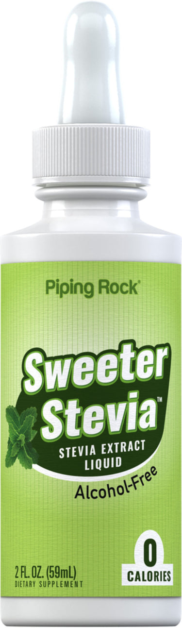 Sweeter Stevia Liquid, 2 fl oz (59 mL) Dropper Bottle