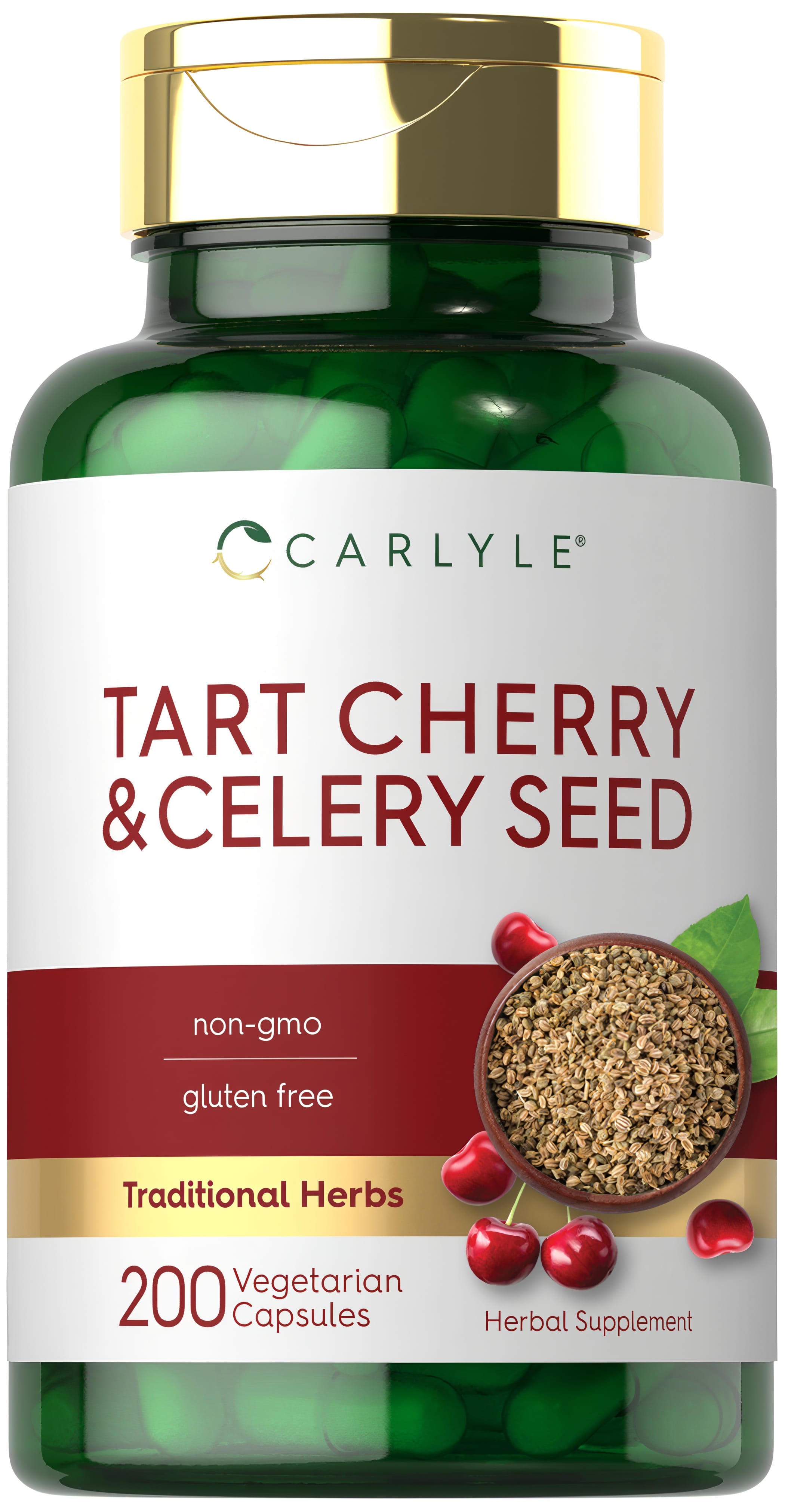 Tart Cherry Plus Celery Seed, 200 Vegetarian Capsules